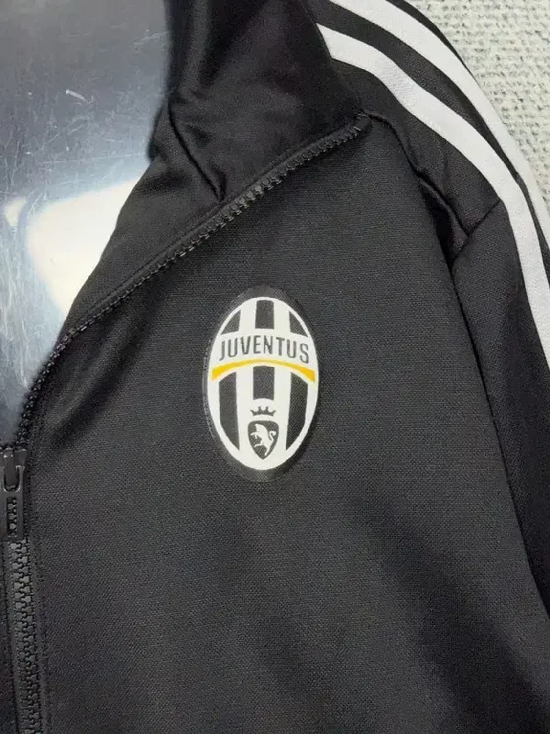 아디다스 유벤투스 검흰 트랙탑 집업 저지 L 상품이미지6
