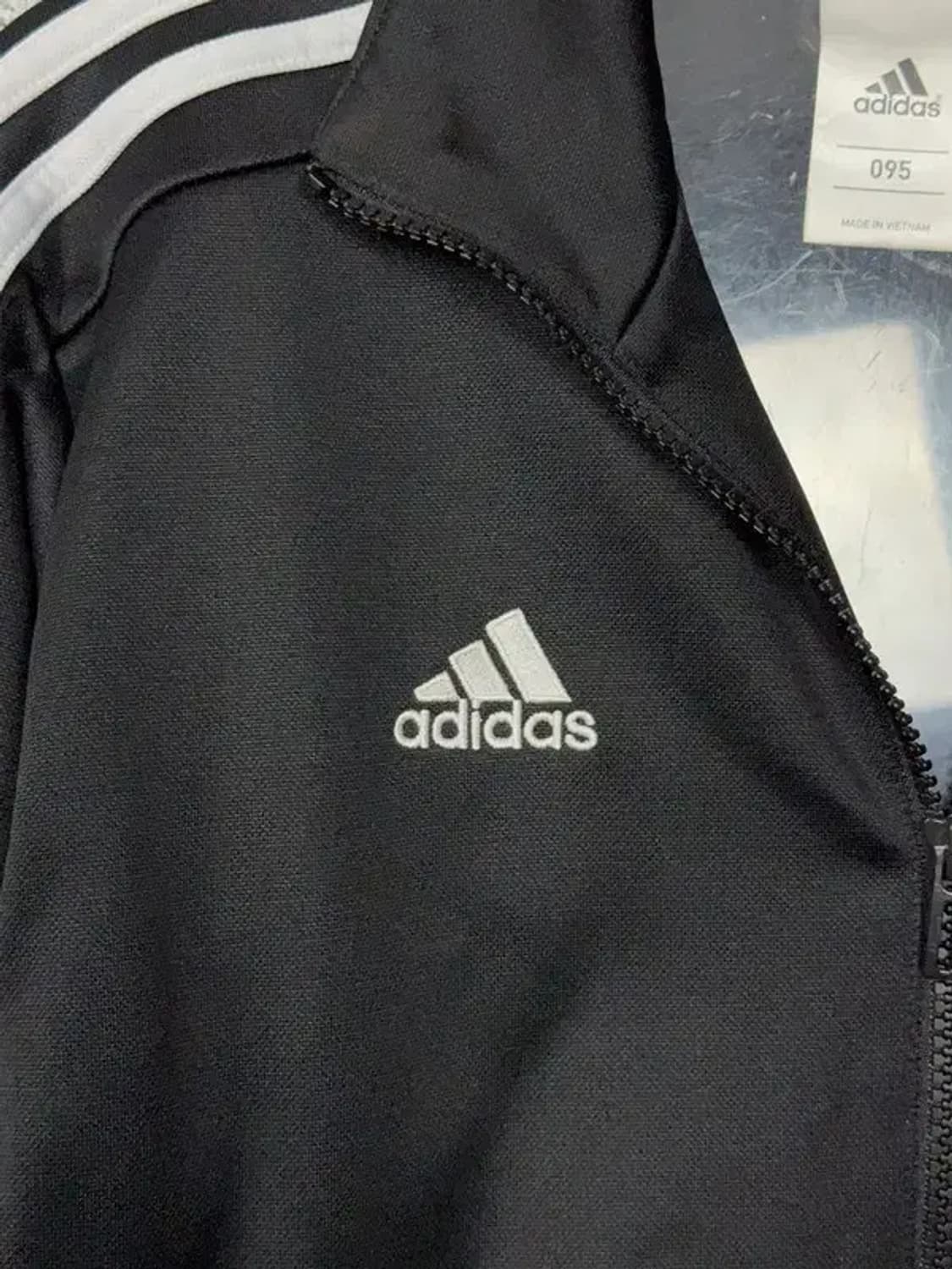 아디다스 유벤투스 검흰 트랙탑 집업 저지 L 상품이미지7