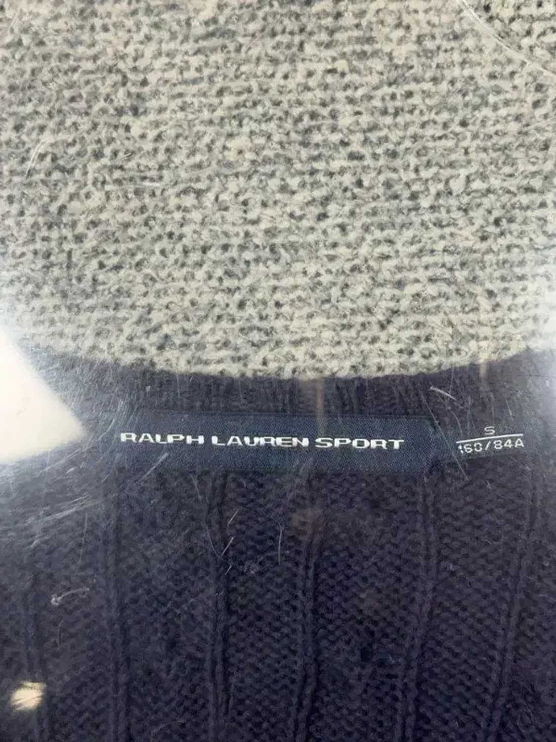 폴로 랄프로렌 네이비 브이넥 꽈배기 니트 S 상품이미지7