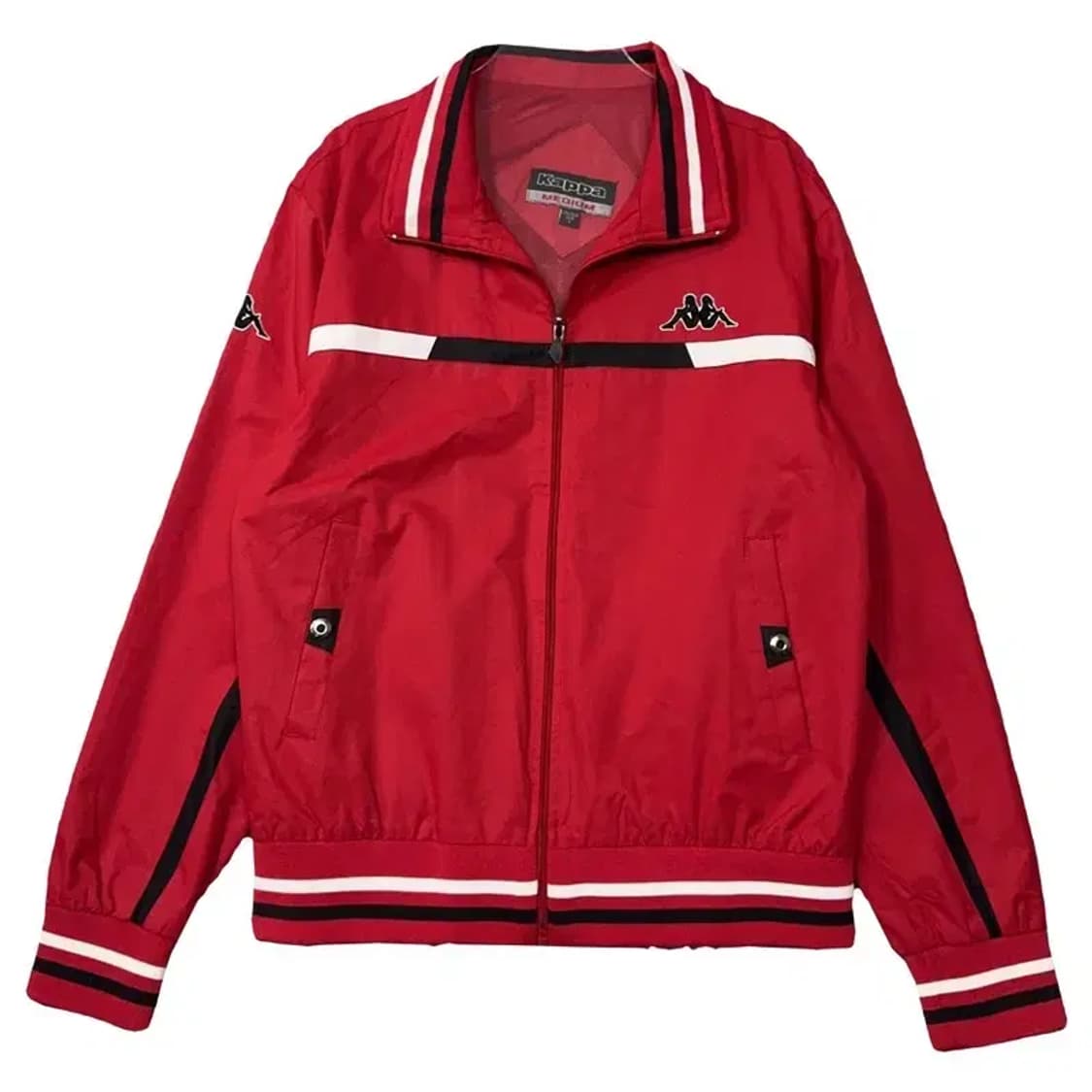 카파 레드 빈티지 집업 저지 L 상품이미지1