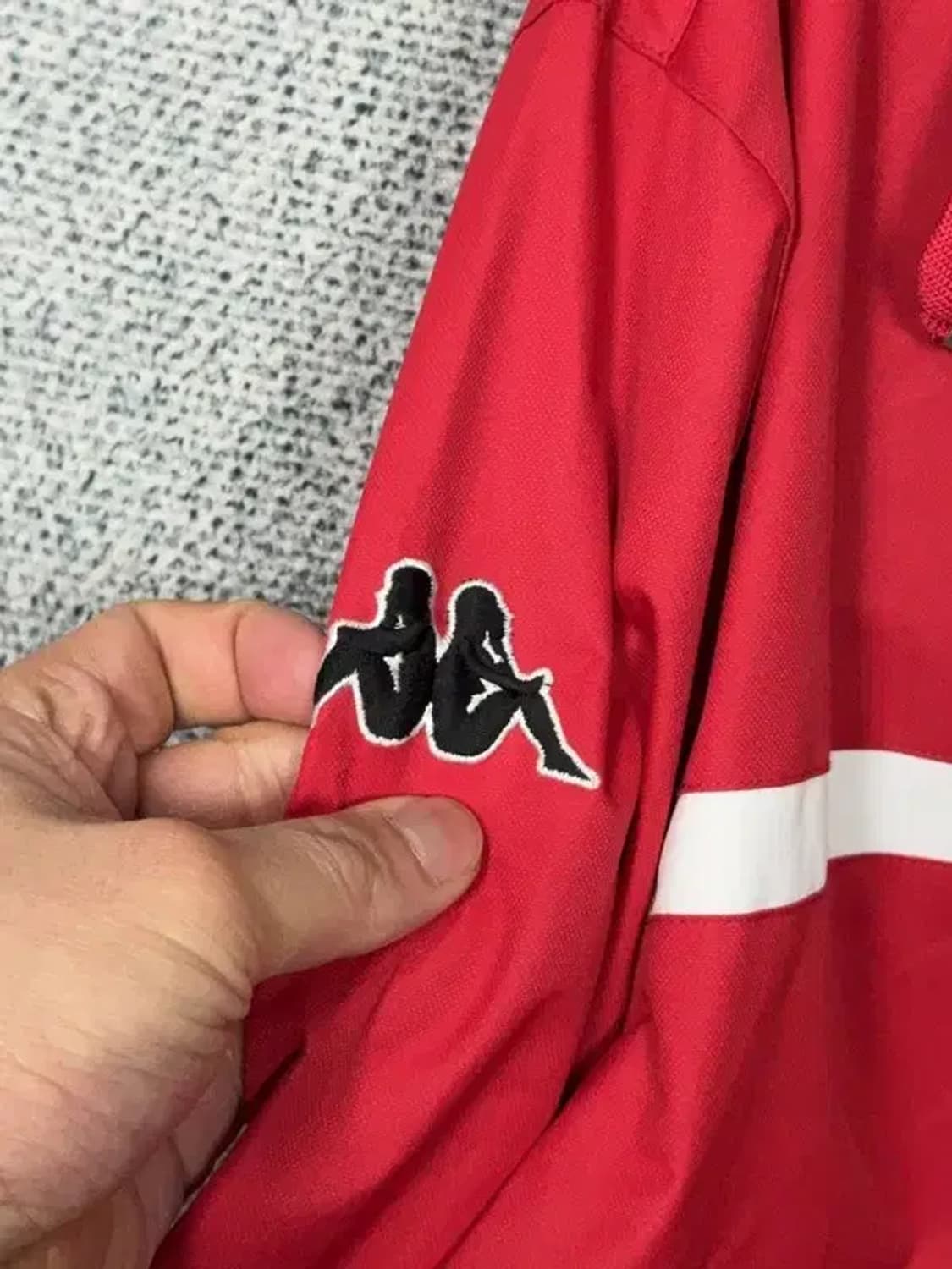 카파 레드 빈티지 집업 저지 L 상품이미지8