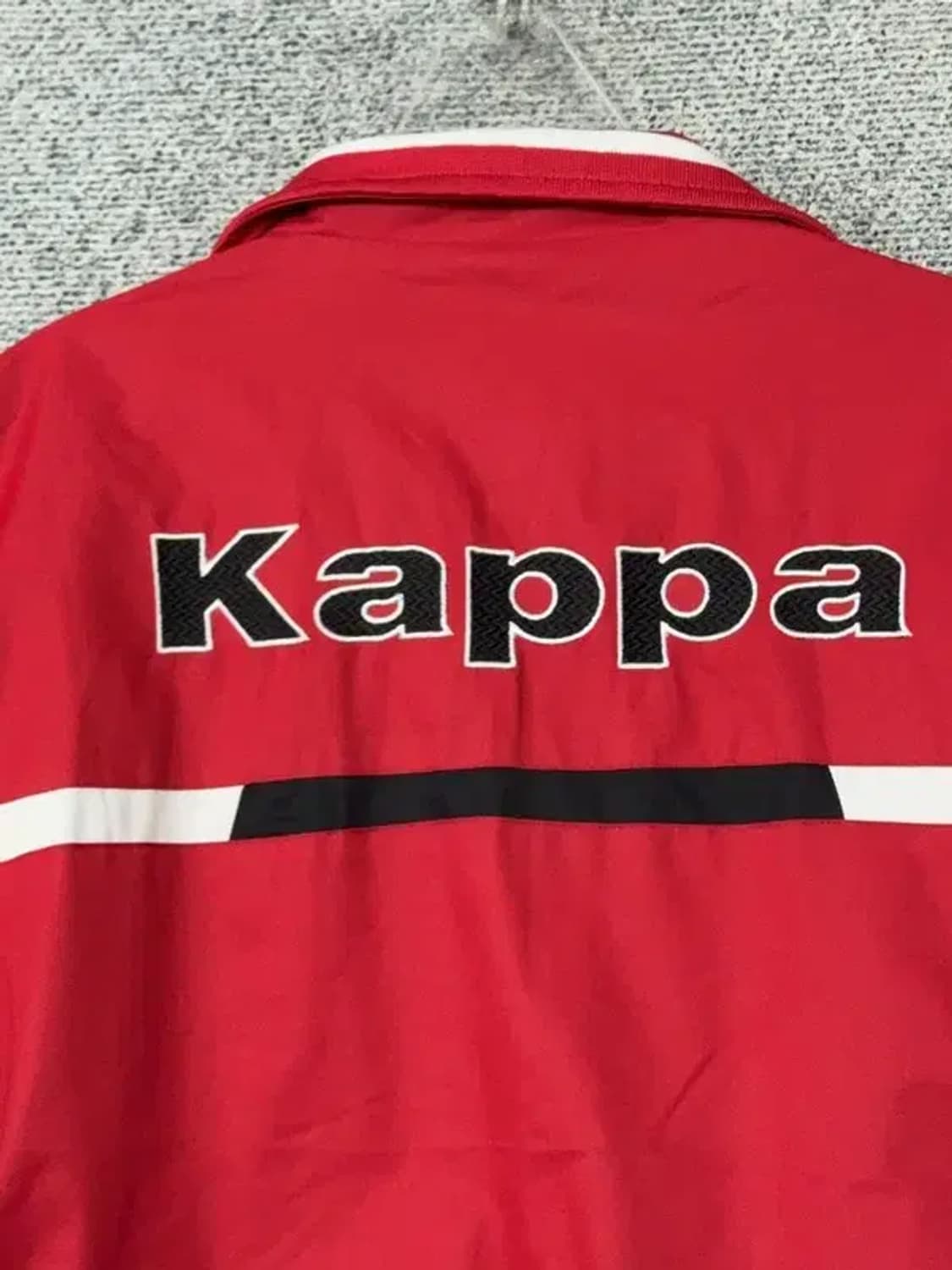 카파 레드 빈티지 집업 저지 L 상품이미지9