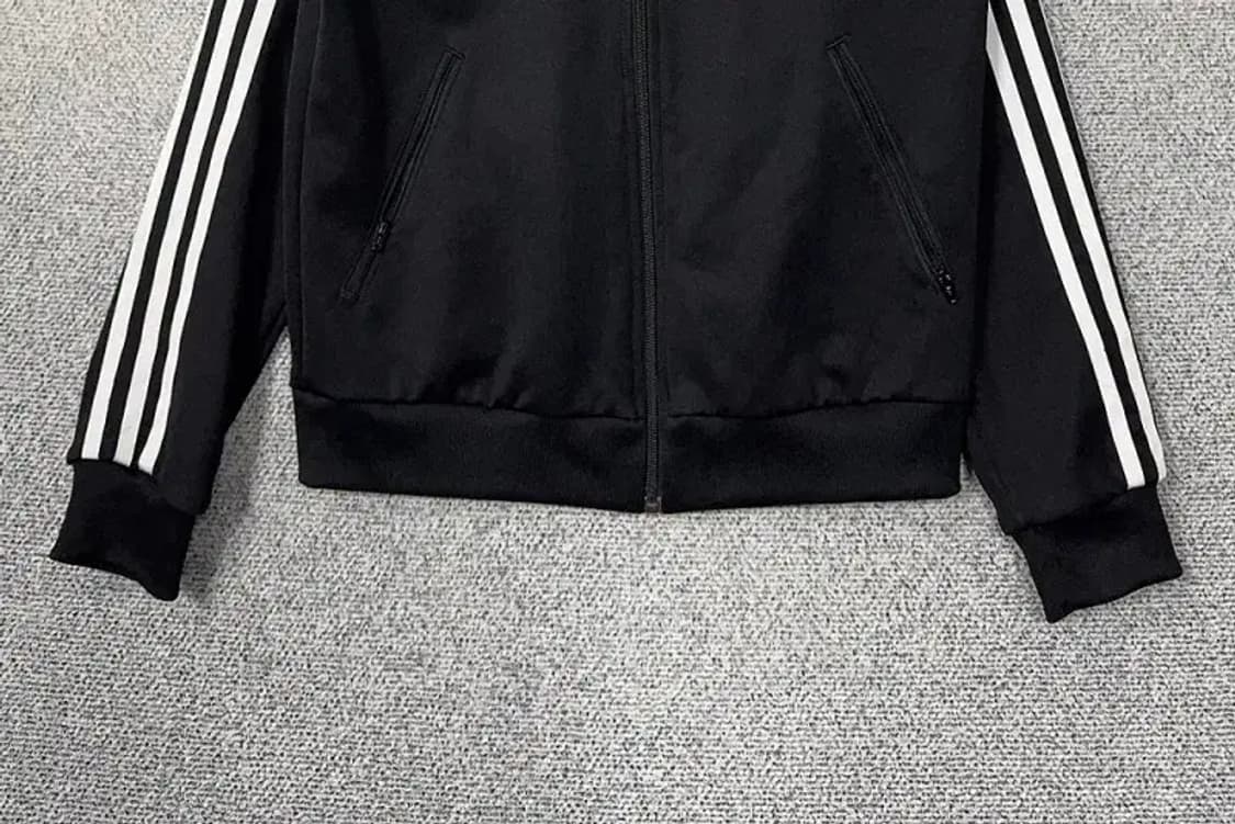 아디다스 불꽃 검흰 트랙탑 블루종 저지 S 상품이미지4