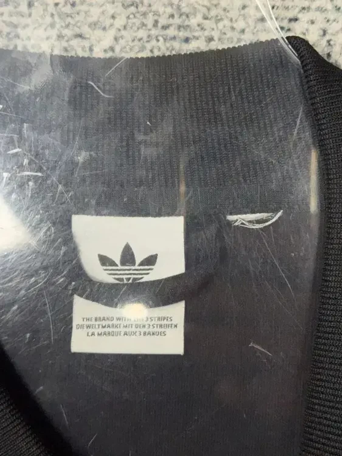 아디다스 불꽃 검흰 트랙탑 블루종 저지 S 상품이미지7