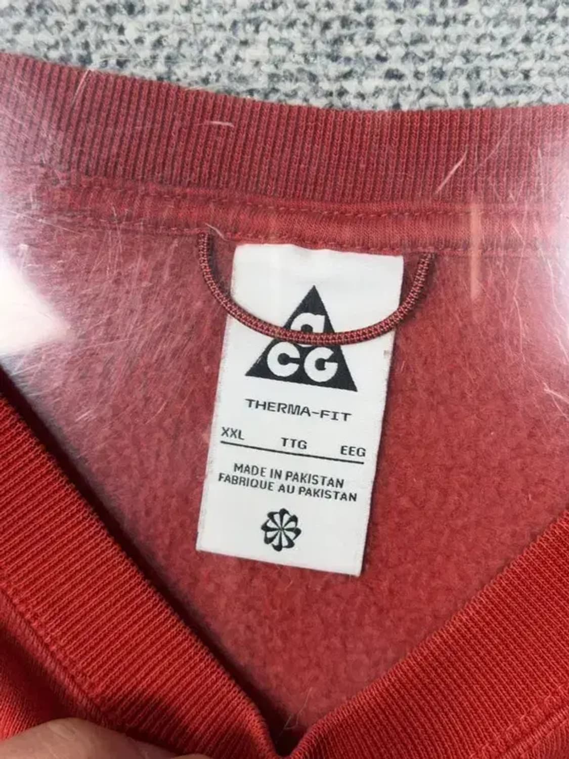 나이키 ACG 써마핏 레드 스웻셔츠 XXL 상품이미지8