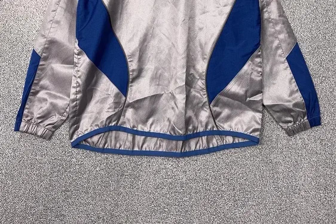 [새상품]미즈노 실버 유광 빈티지 땀복 웜업 M 상품이미지4