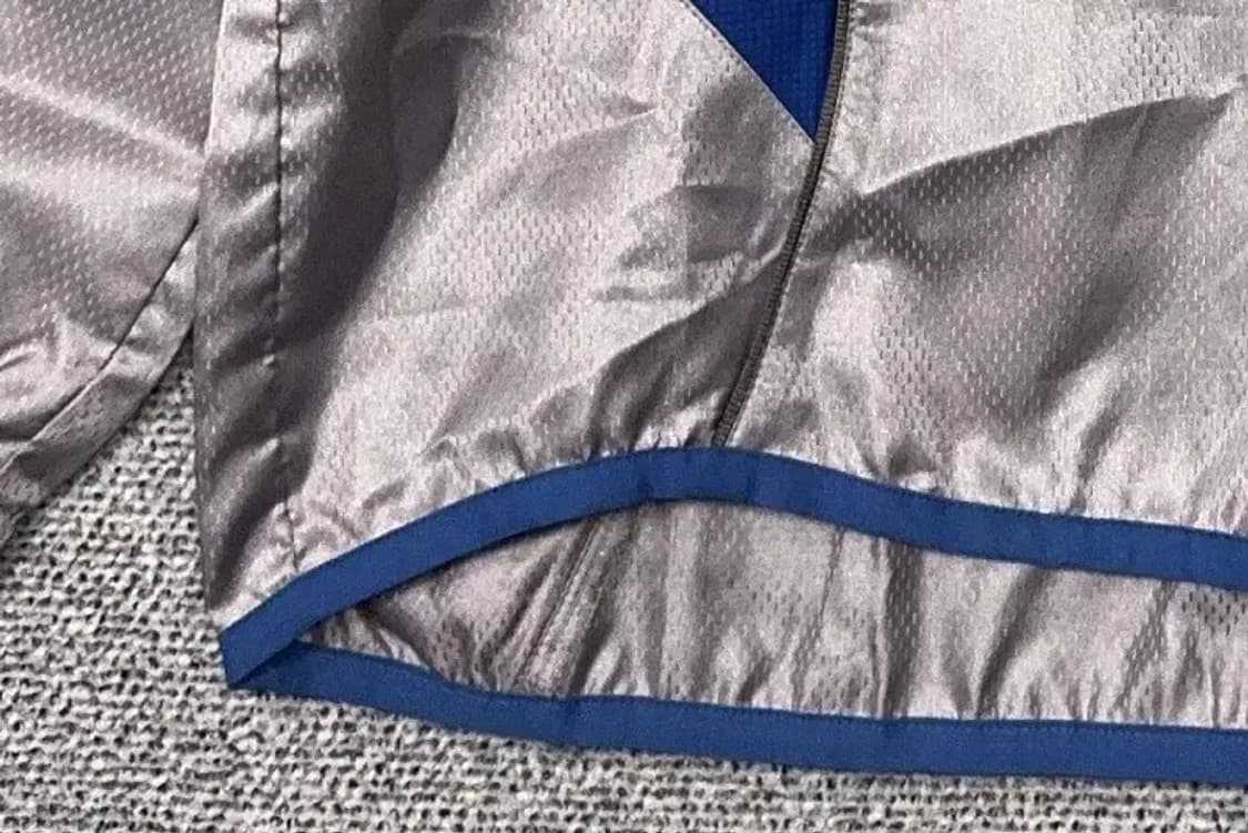 [새상품]미즈노 실버 유광 빈티지 땀복 웜업 M 상품이미지5