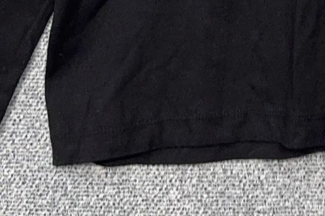 락창 도그 프린팅 블랙 빈티지 슬리브 L 상품이미지6