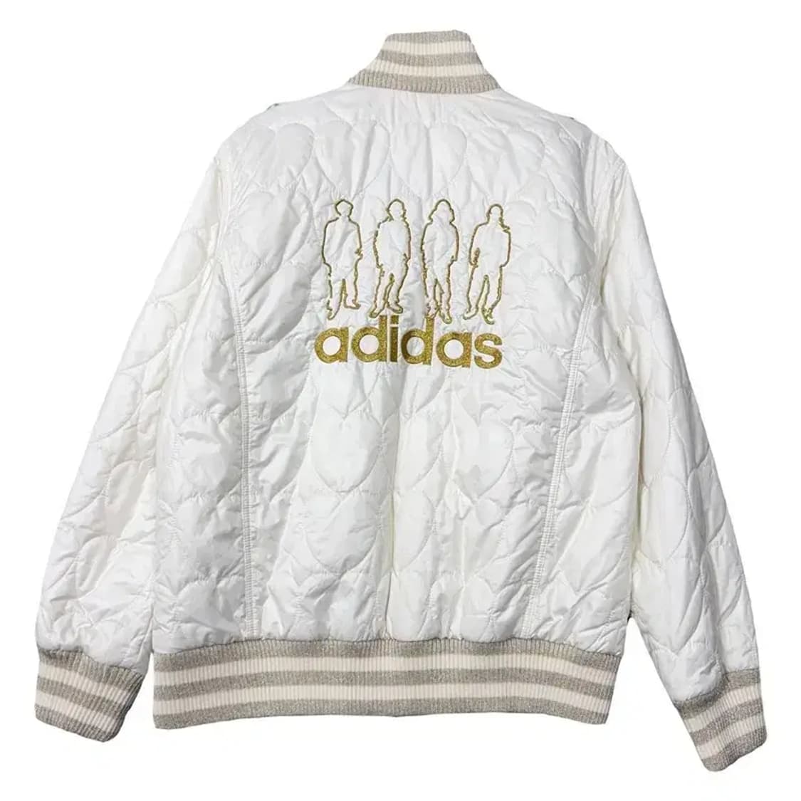 아디다스 화이트 골드 자수 백로고 자켓 95 상품이미지1