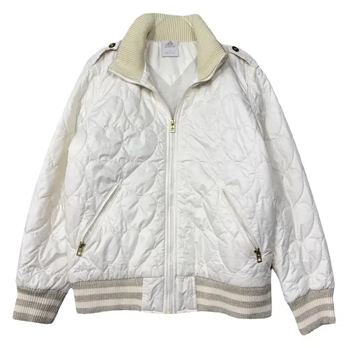 아디다스 화이트 골드 자수 백로고 자켓 95 상품이미지2