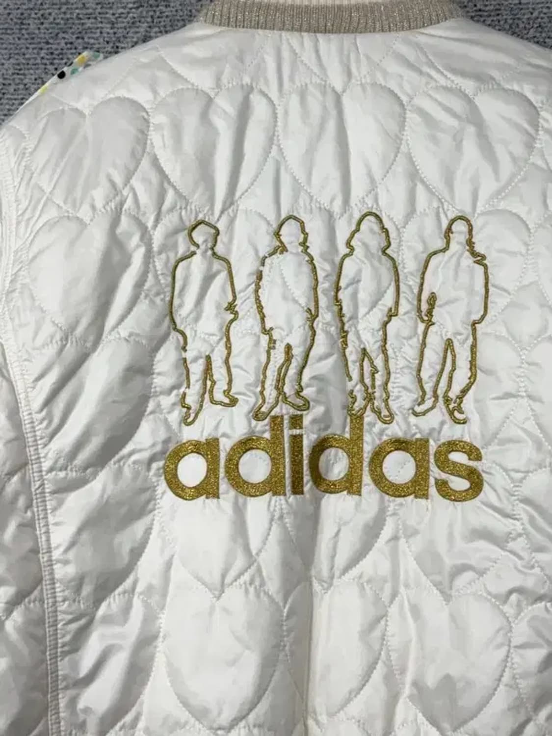 아디다스 화이트 골드 자수 백로고 자켓 95 상품이미지7