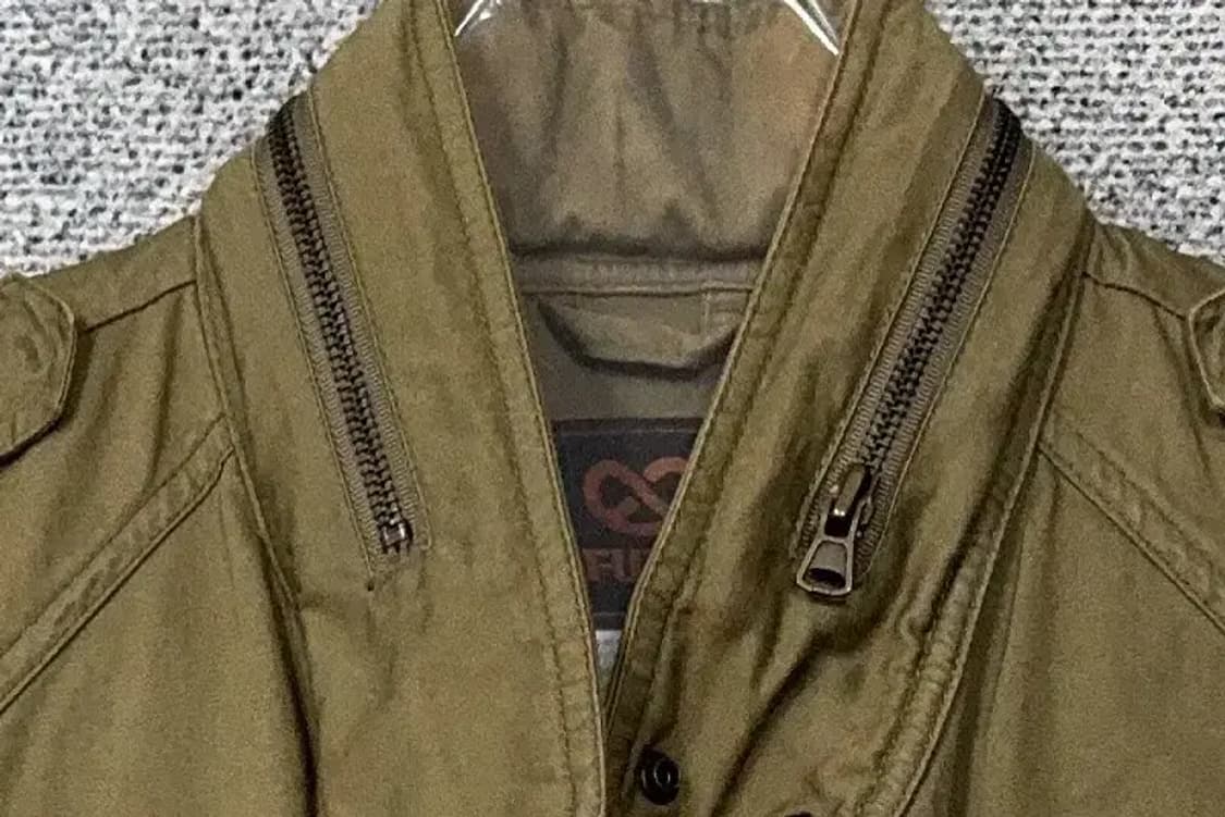 푸부 카키 빈티지 조끼 S 상품이미지5