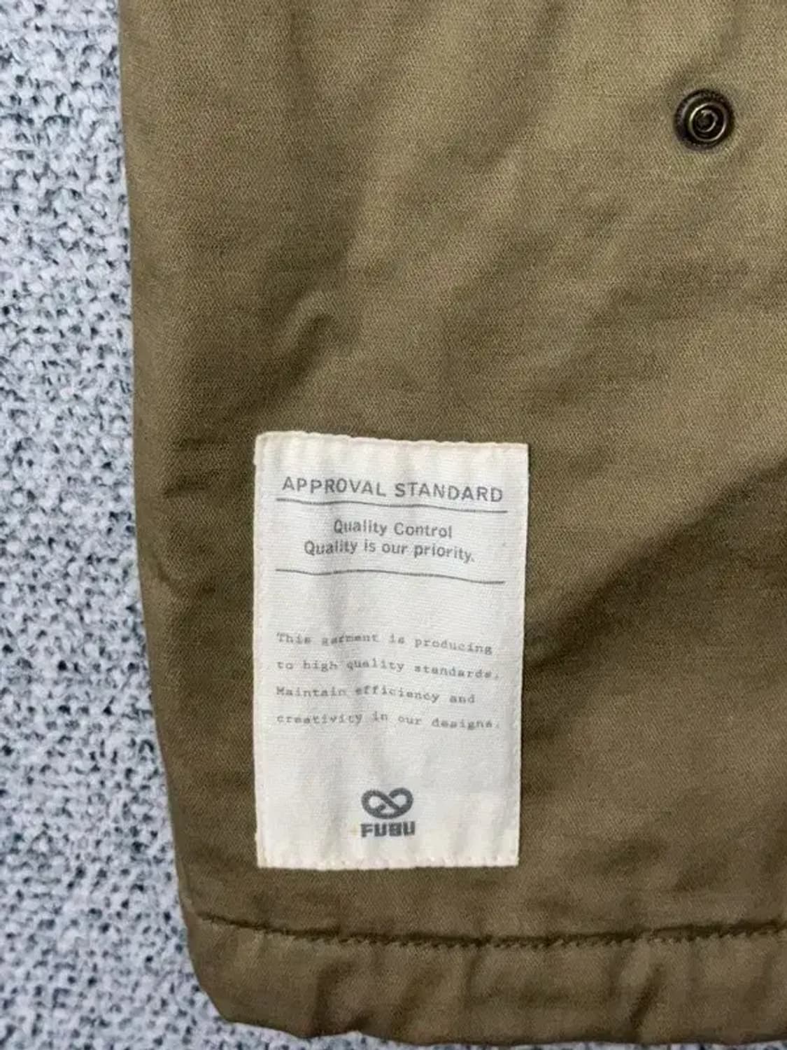 푸부 카키 빈티지 조끼 S 상품이미지7