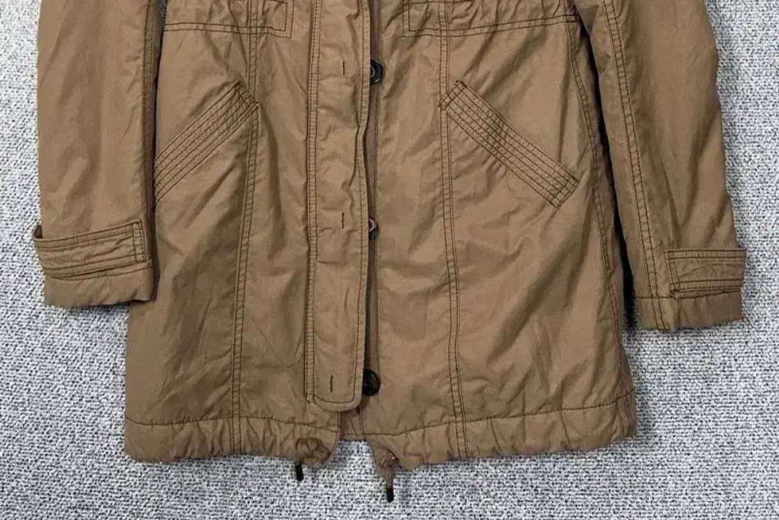 아베크롬비 브라운 양털 빈티지 야상 점퍼 코트 XS 상품이미지4