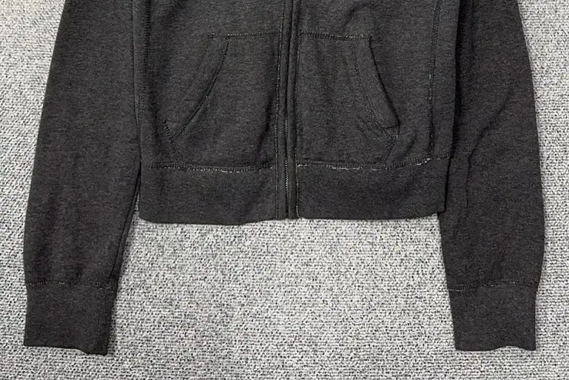 홀리스터 스펠 로고 그레이 y2k 후드 집업 M 상품이미지4