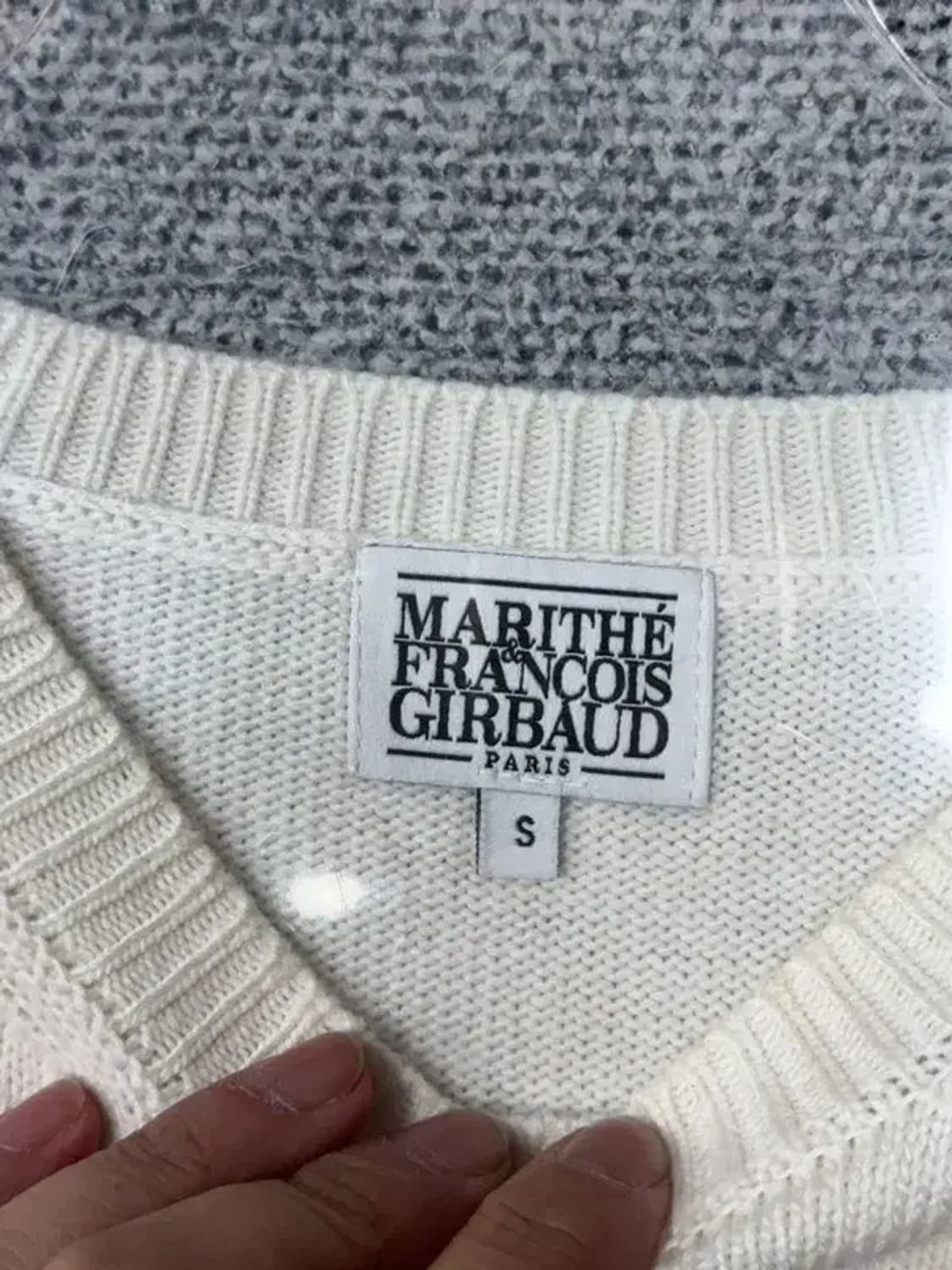 마리떼 프랑소와 저버 프린팅 울 니트 S 상품이미지7