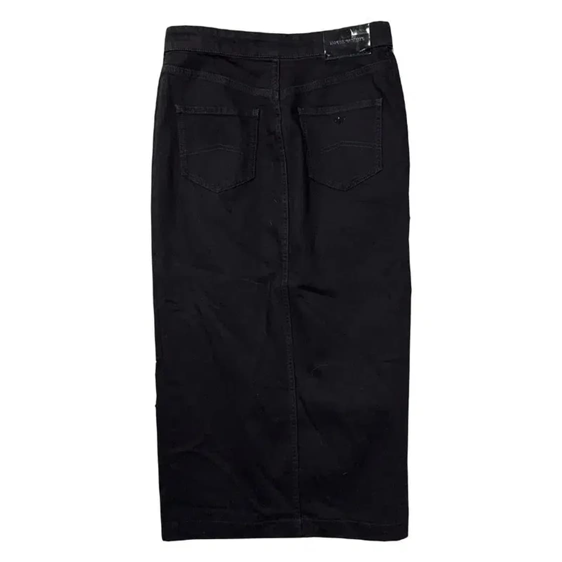 엠포리오 아르마니 블랙 코튼 데님 스커트 70-92 상품이미지2