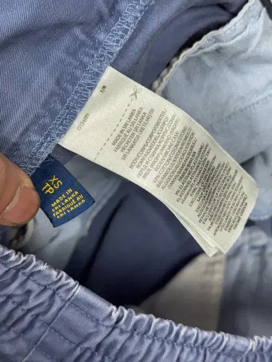 폴로 신형 캐주얼 네이비 면바지 XS 상품이미지8