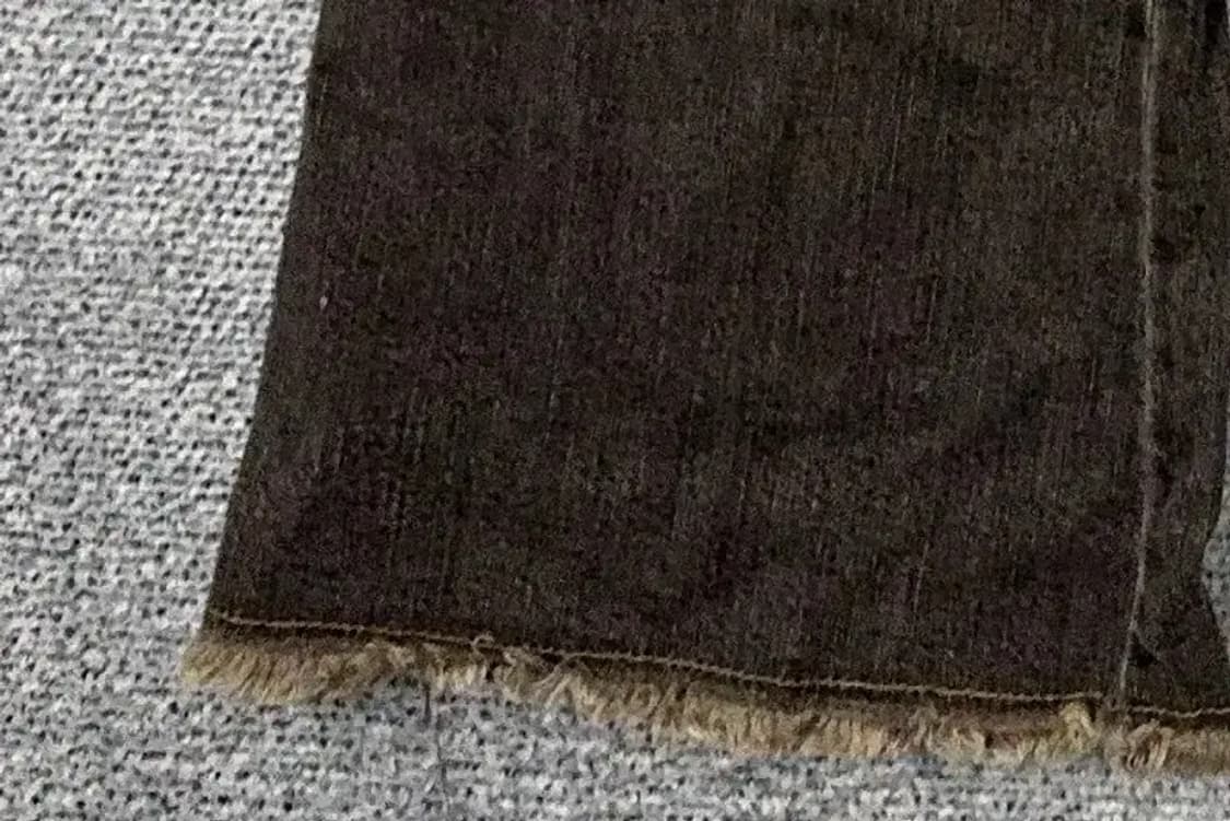 빈티지 흑청 워싱 Y2K 부츠컷 데님팬츠 30 상품이미지6