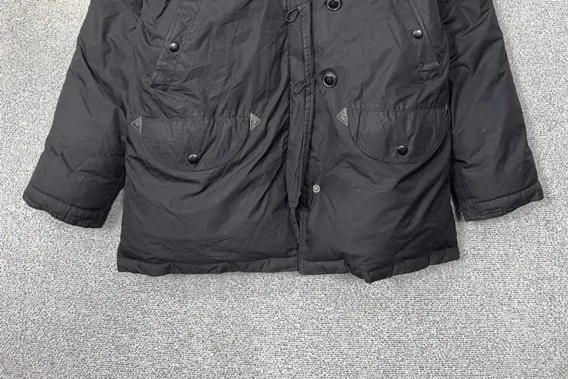 폴로 빈티지 N3B 버튼 다운 후드 퍼 패딩 점퍼 M 상품이미지4