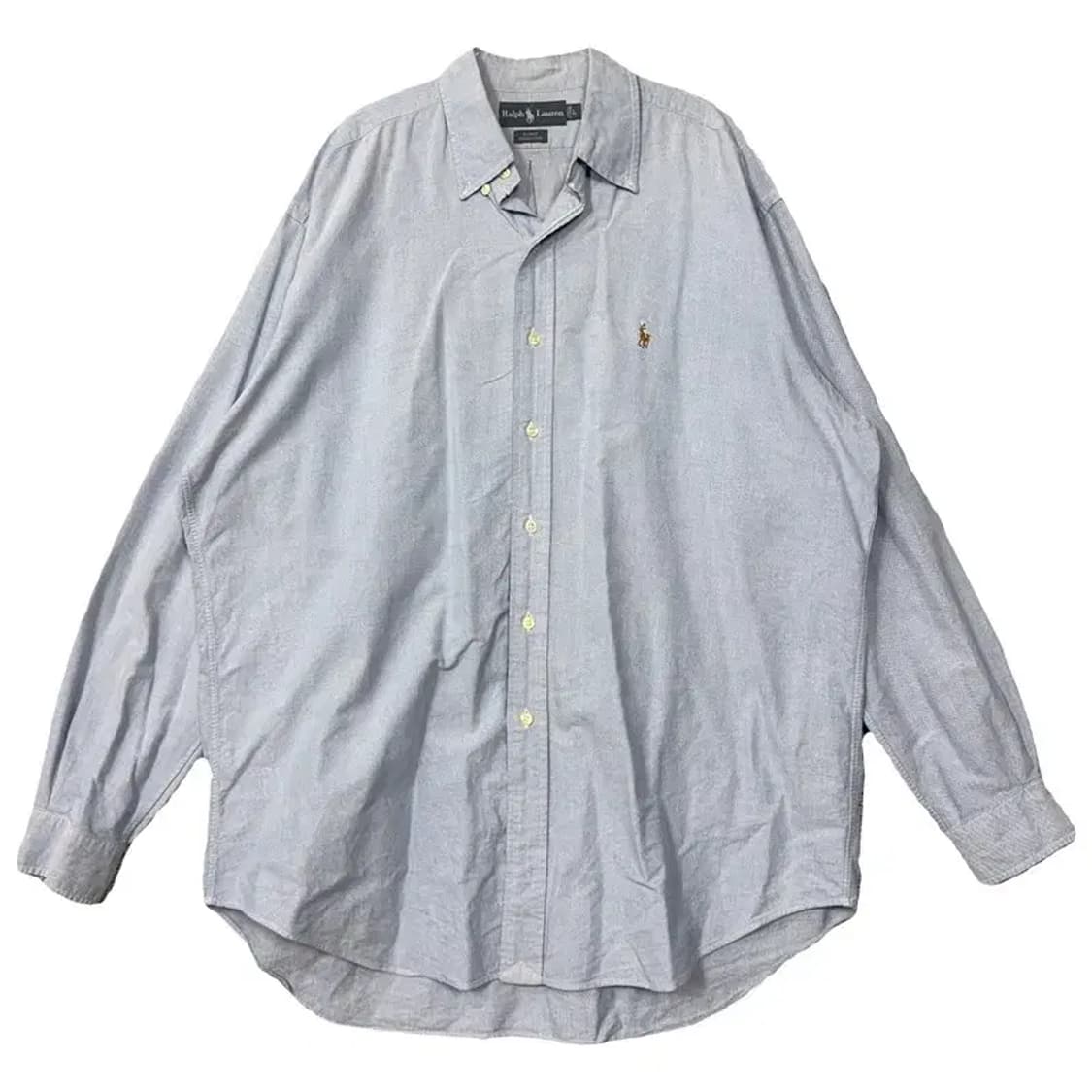 폴로 블레어 핏 라이트 블루 오버 사이즈 옥스포드 셔츠 L 상품이미지1