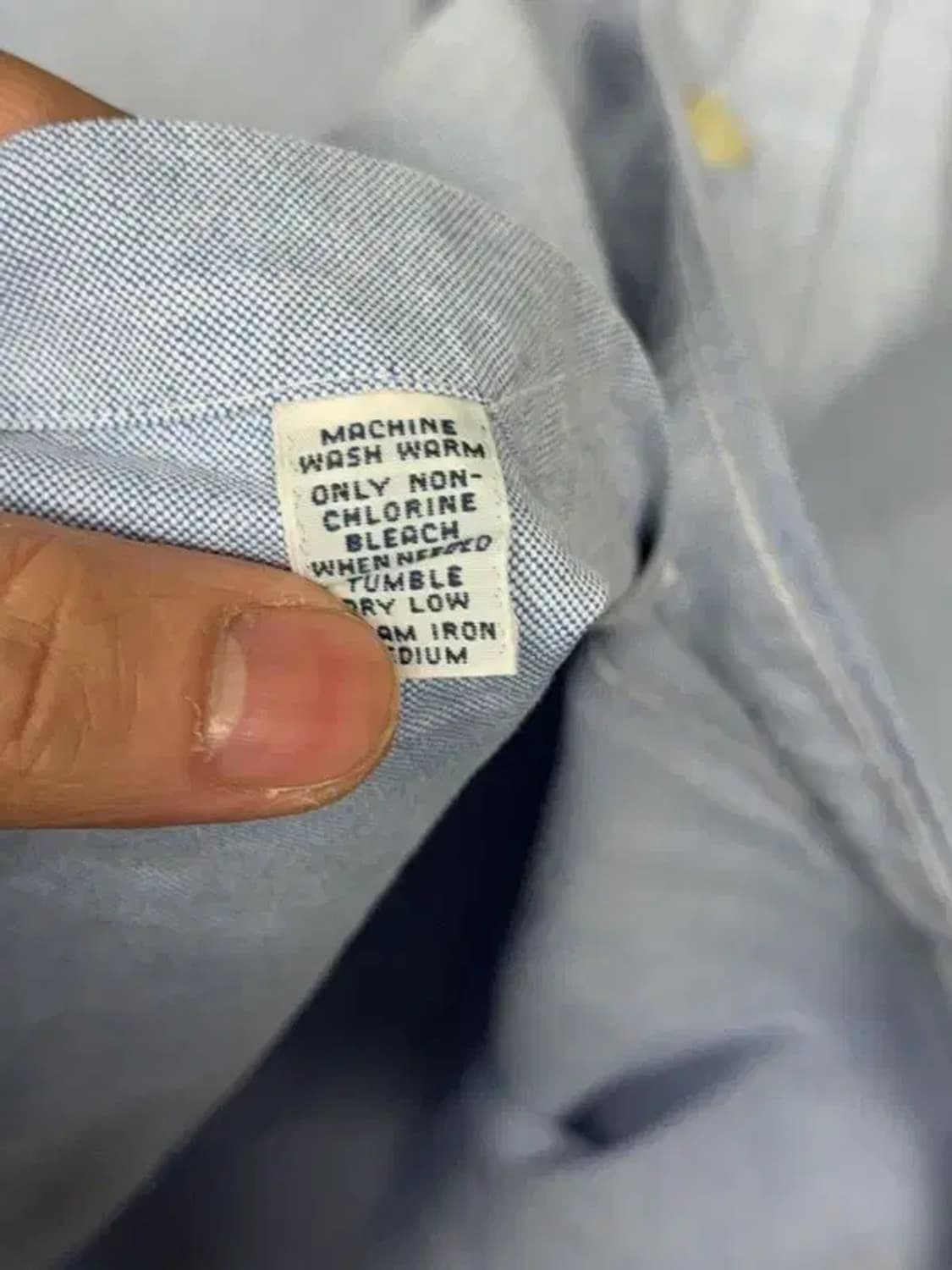 폴로 블레어 핏 라이트 블루 오버 사이즈 옥스포드 셔츠 L 상품이미지9