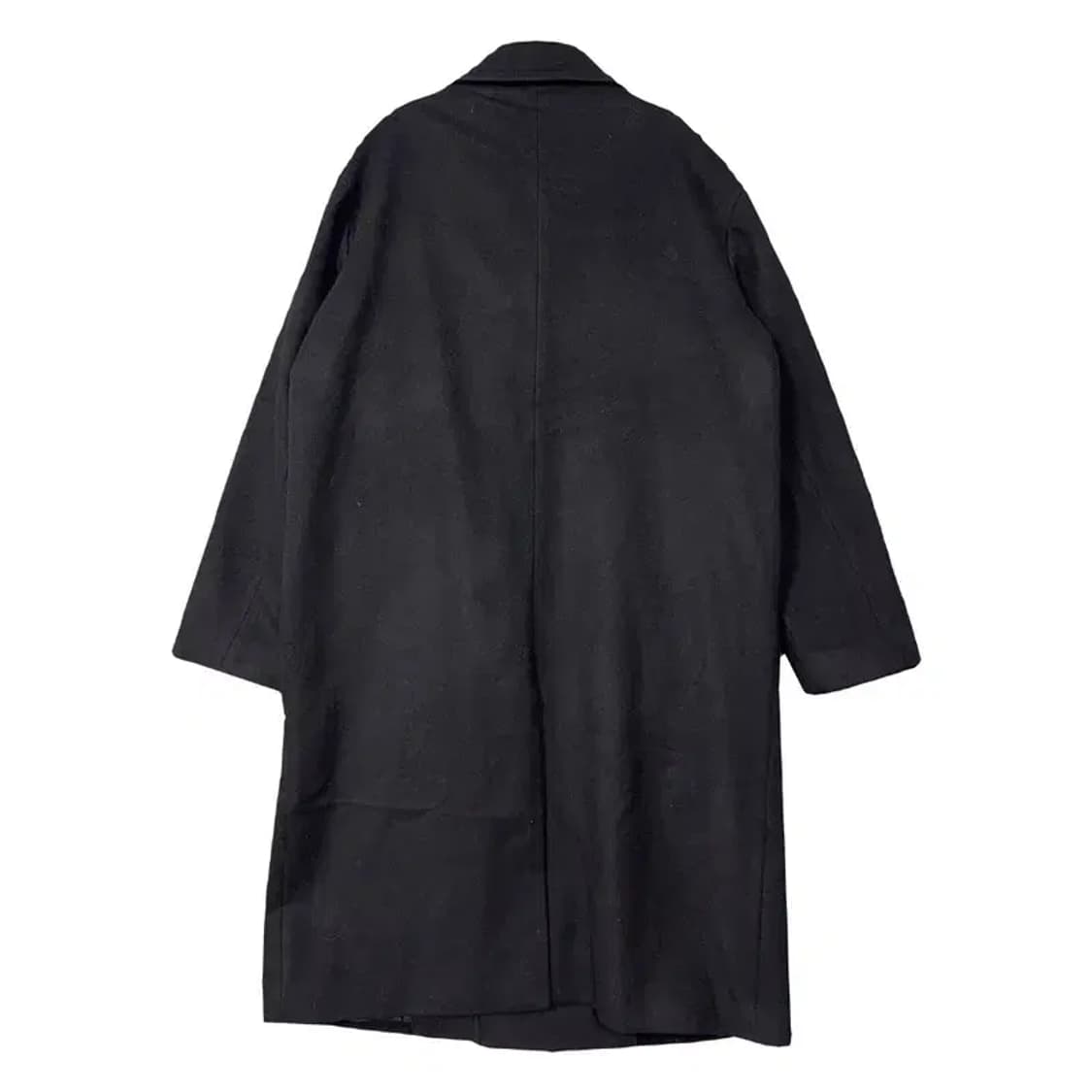 인사일런스 블랙 울 캐시미어 버튼 롱코트 M 상품이미지2