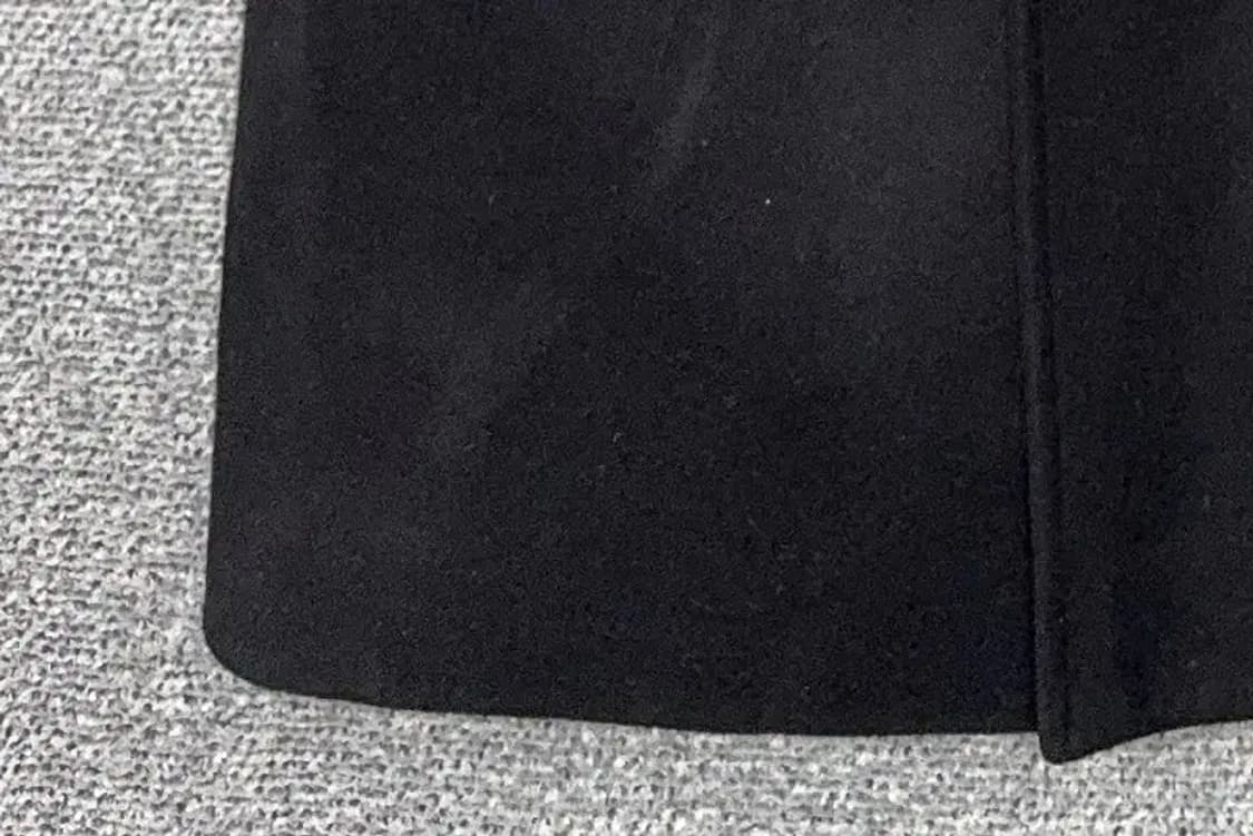 인사일런스 블랙 울 캐시미어 버튼 롱코트 M 상품이미지6