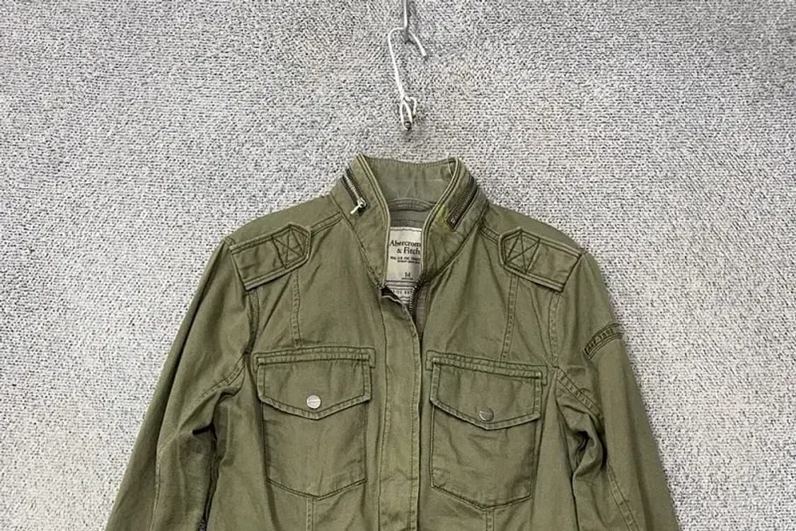 아베크롬비 카키 쿼드포켓 빈티지 필드 자켓 M 상품이미지3