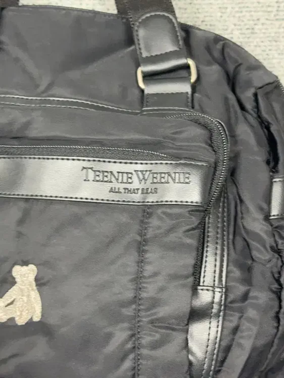 티니위니 블랙 베어 나일론 토트백 상품이미지3