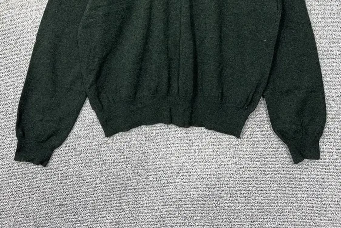 폴로 두산 빈티지 메리노울 그린 니트 L 상품이미지4