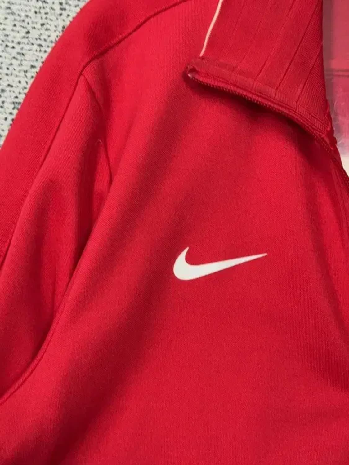 나이키 레드 바르셀로나 트랙탑 집업 저지 L 상품이미지7