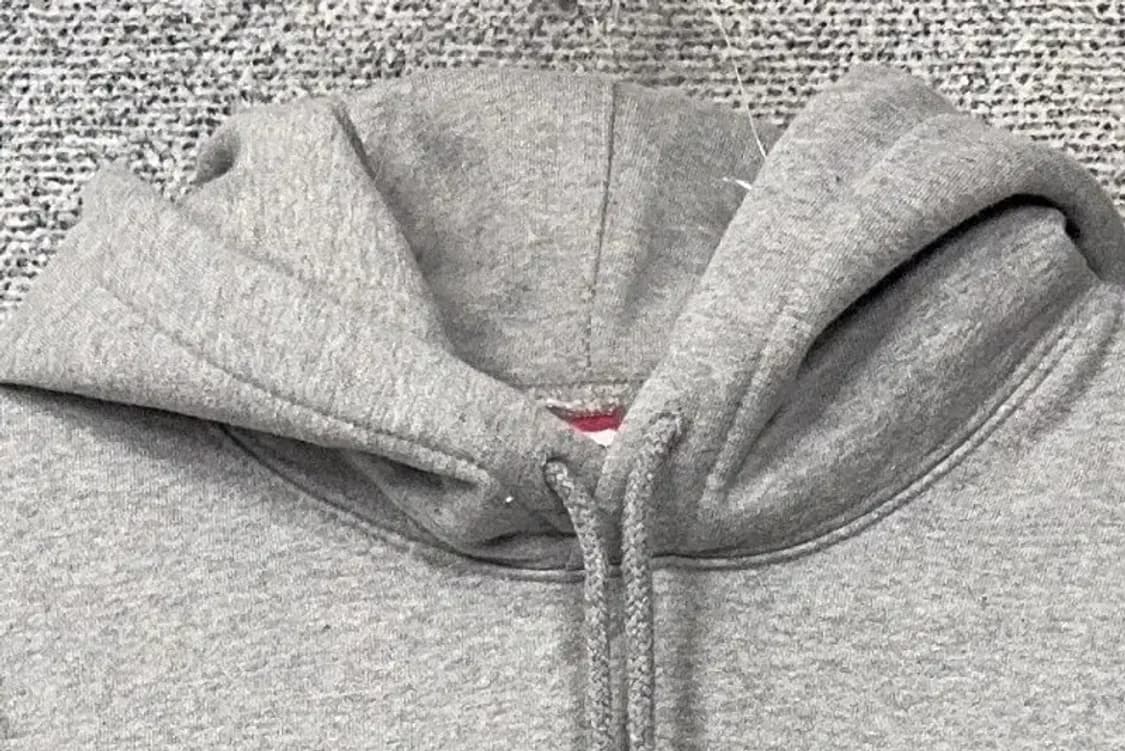 해브 어 굿 타임 라이트 그레이 후드티 M 상품이미지5