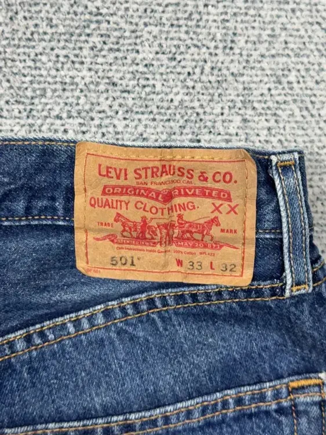 리바이스 501 00s 빈티지 데님 팬츠 33 32 상품이미지6