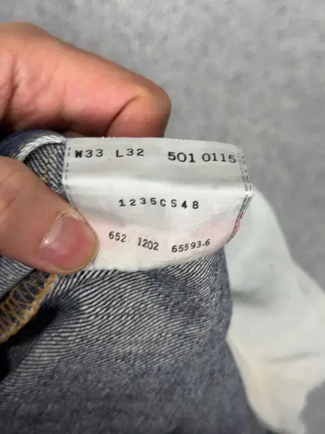 리바이스 501 00s 빈티지 데님 팬츠 33 32 상품이미지9