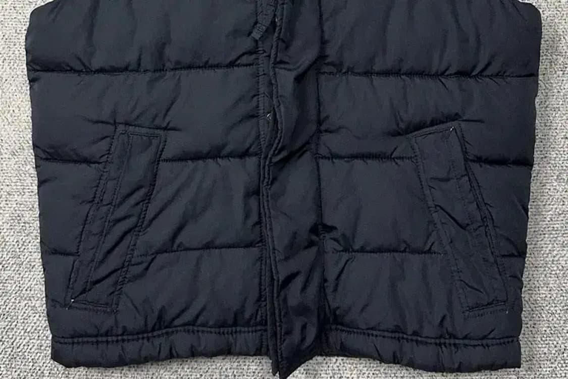 아베크롬비 네이비 자수 로고 패딩 조끼 S 상품이미지4