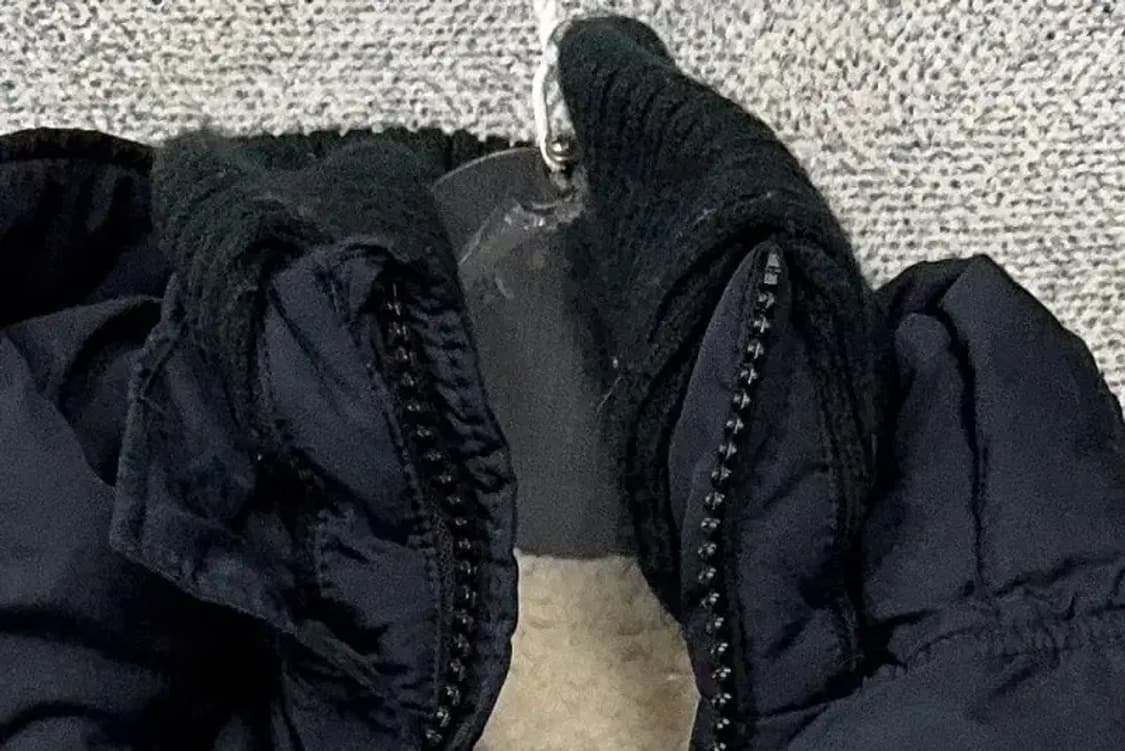 아베크롬비 네이비 자수 로고 패딩 조끼 S 상품이미지5