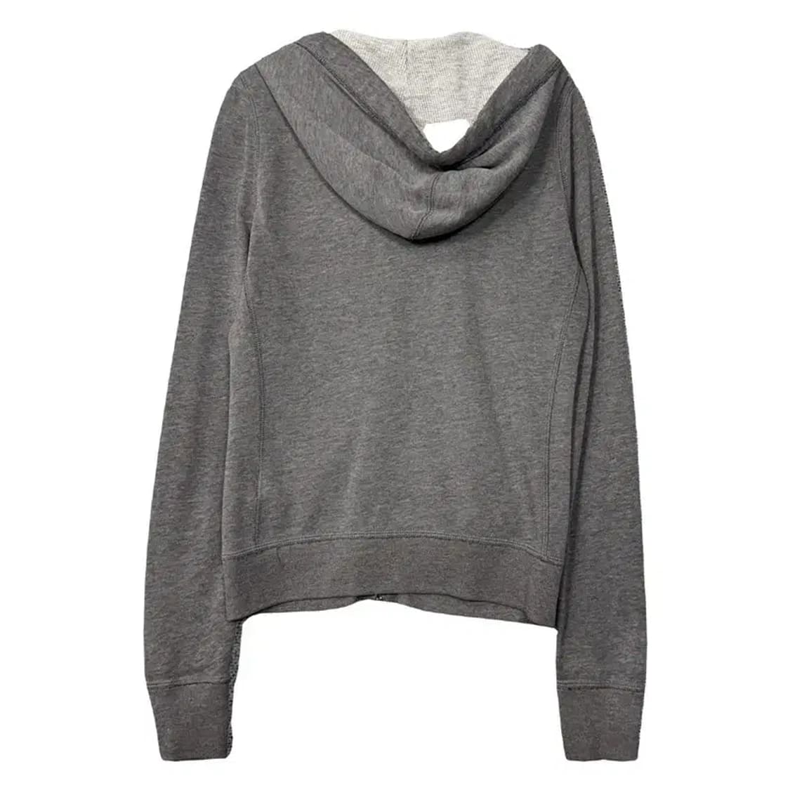 아베크롬비 자수 로고 Y2K 그레이 후드집업 S 상품이미지2