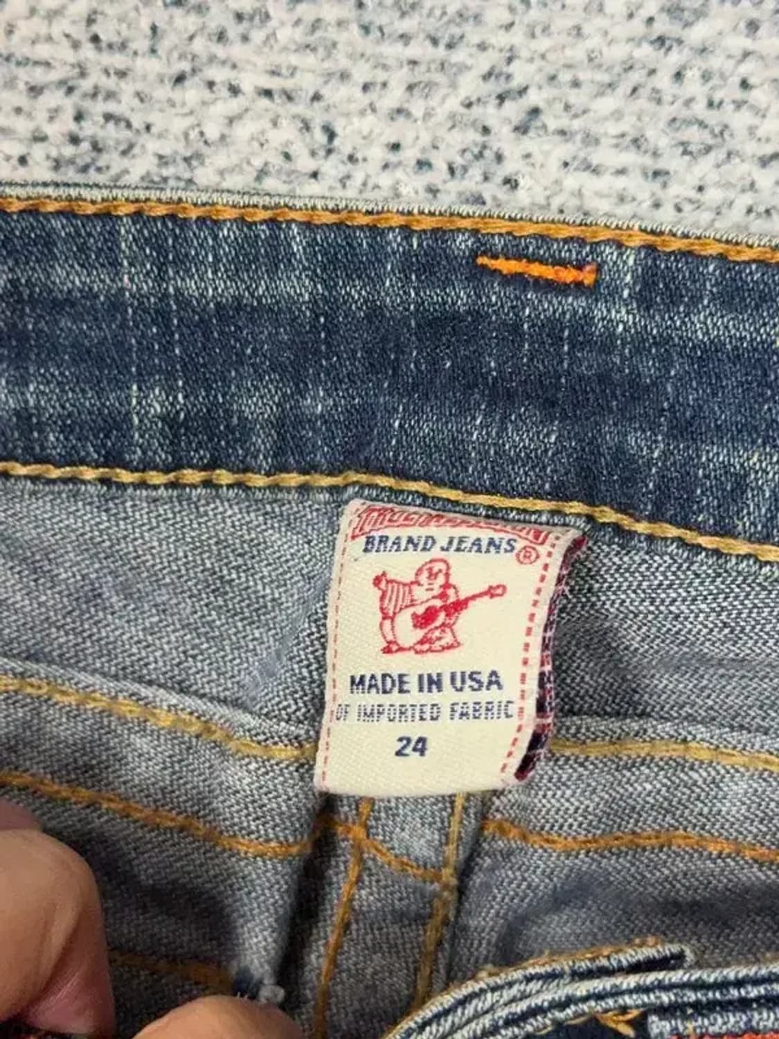 트루릴리젼 Y2K 워싱 부츠컷 청바지 24 상품이미지6