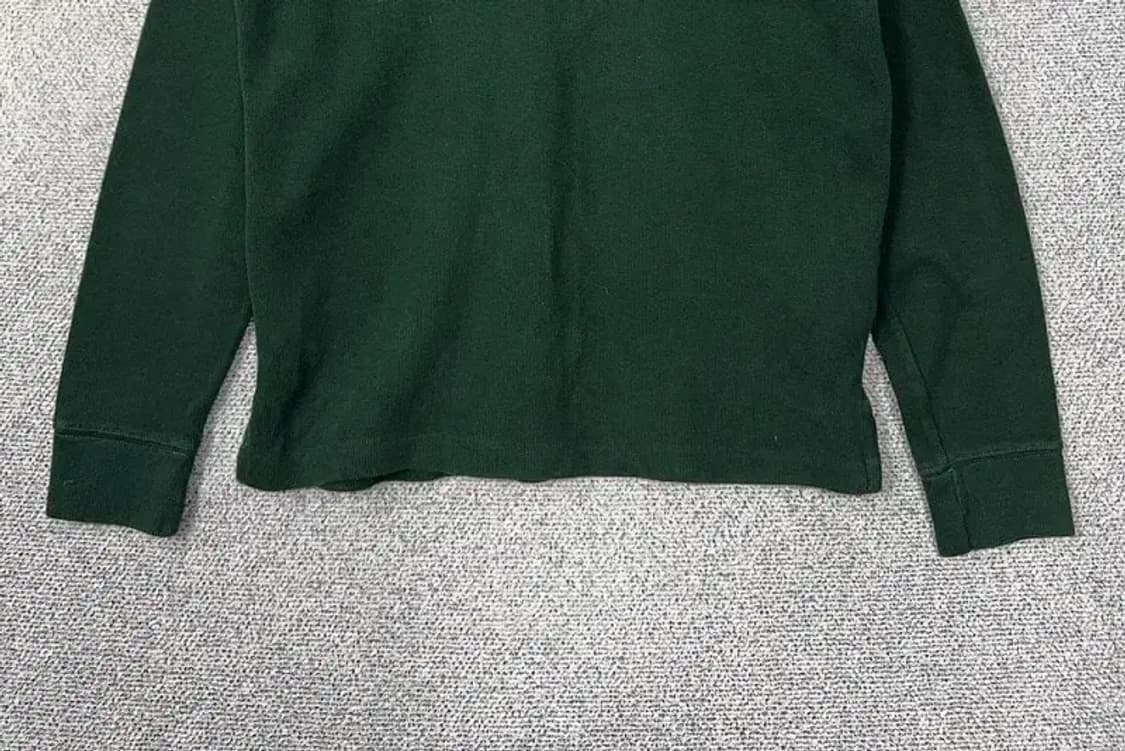 폴로 그린 로고 반집업 코튼 니트 S 상품이미지4