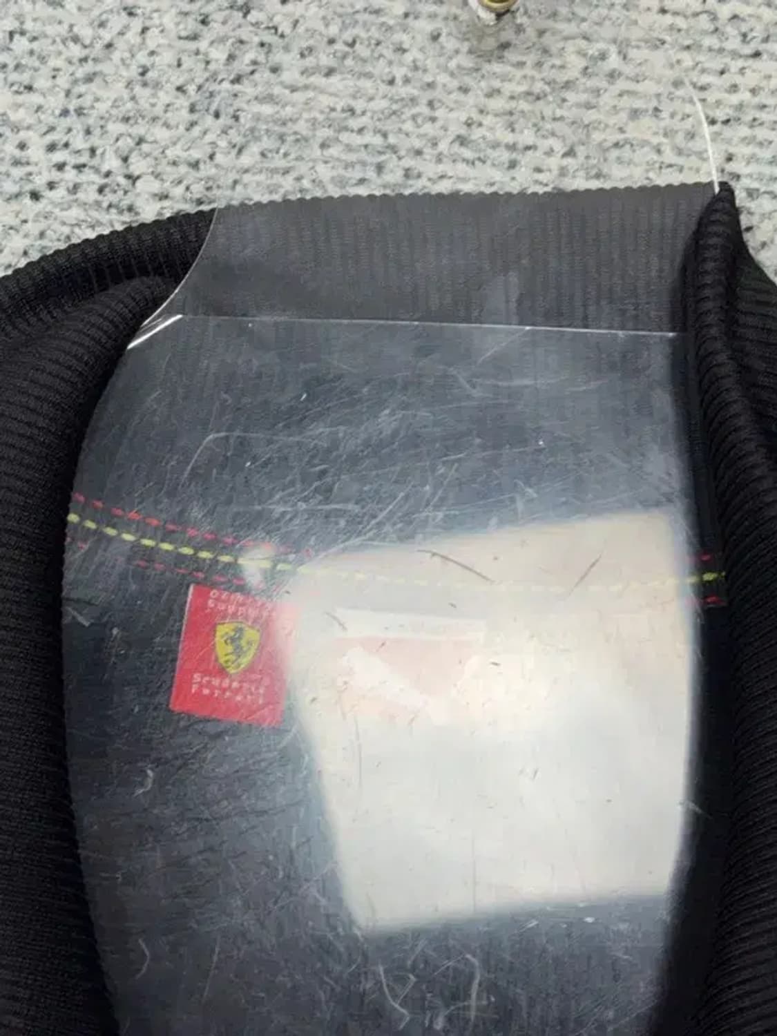 페라리 프린팅 블랙 트랙탑 집업 저지 M 상품이미지7