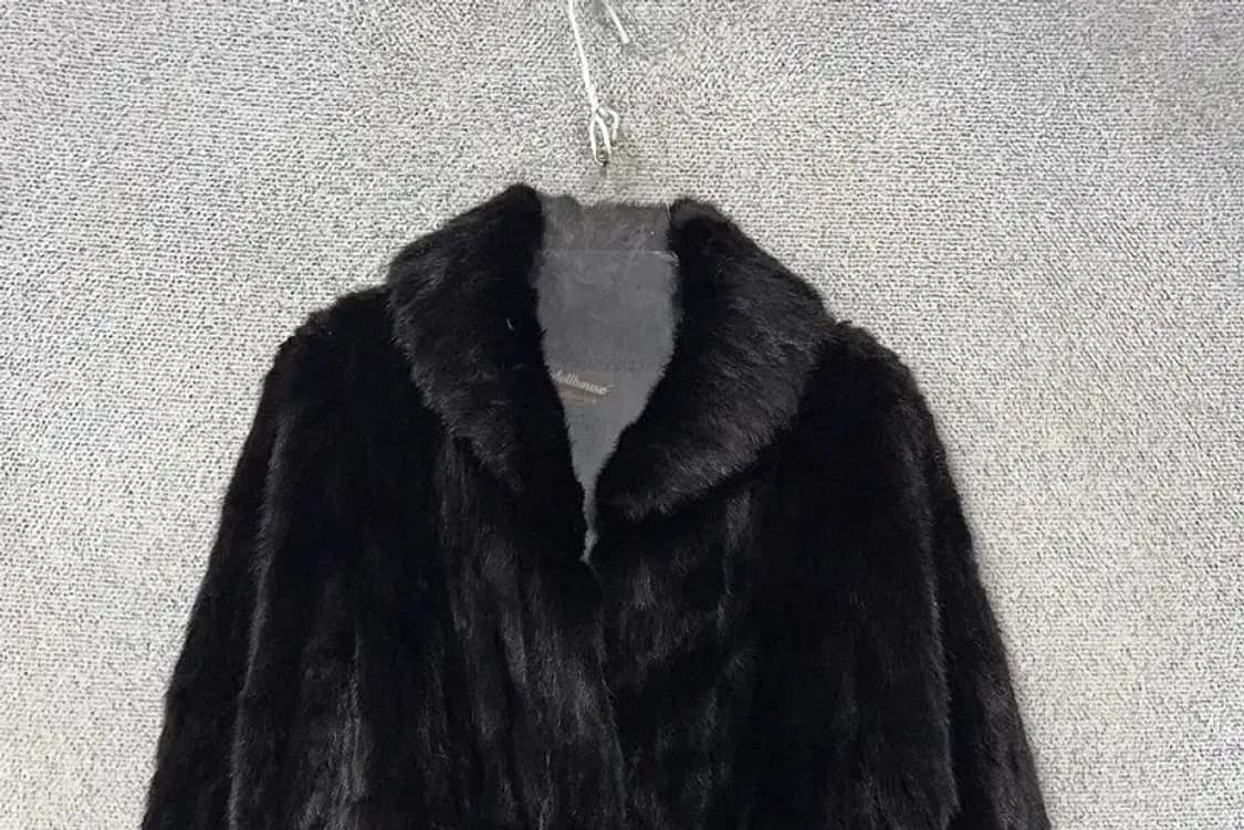 여성 블랙 퍼 자켓 밍크 코트 85 상품이미지3