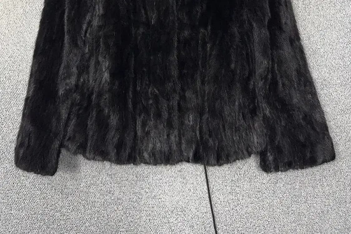 여성 블랙 퍼 자켓 밍크 코트 85 상품이미지4