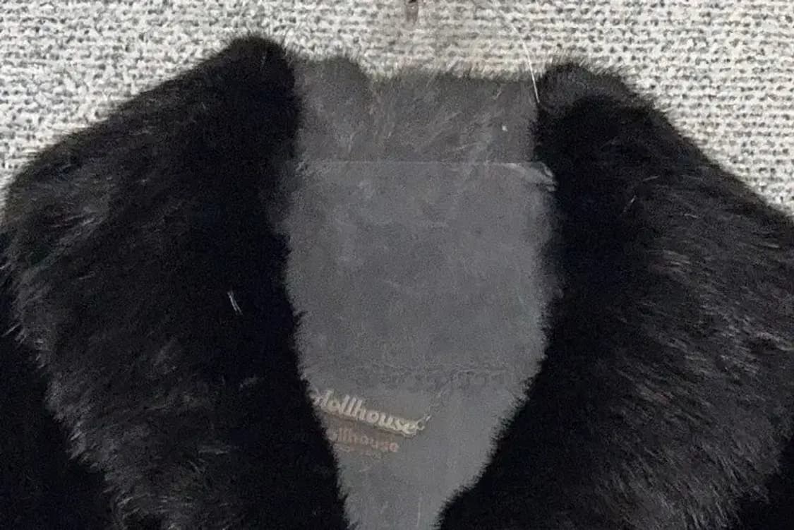 여성 블랙 퍼 자켓 밍크 코트 85 상품이미지5