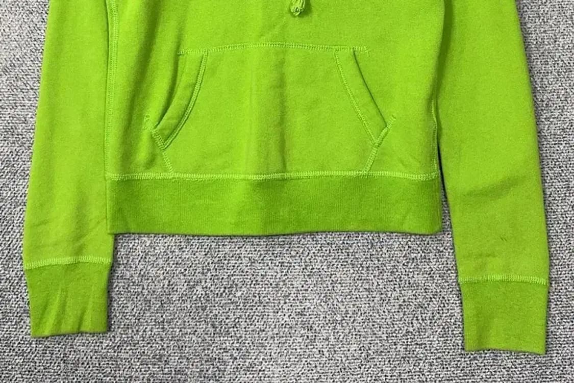 홀리스터 빈티지 그린 자수 Y2K 후드티 S 상품이미지4