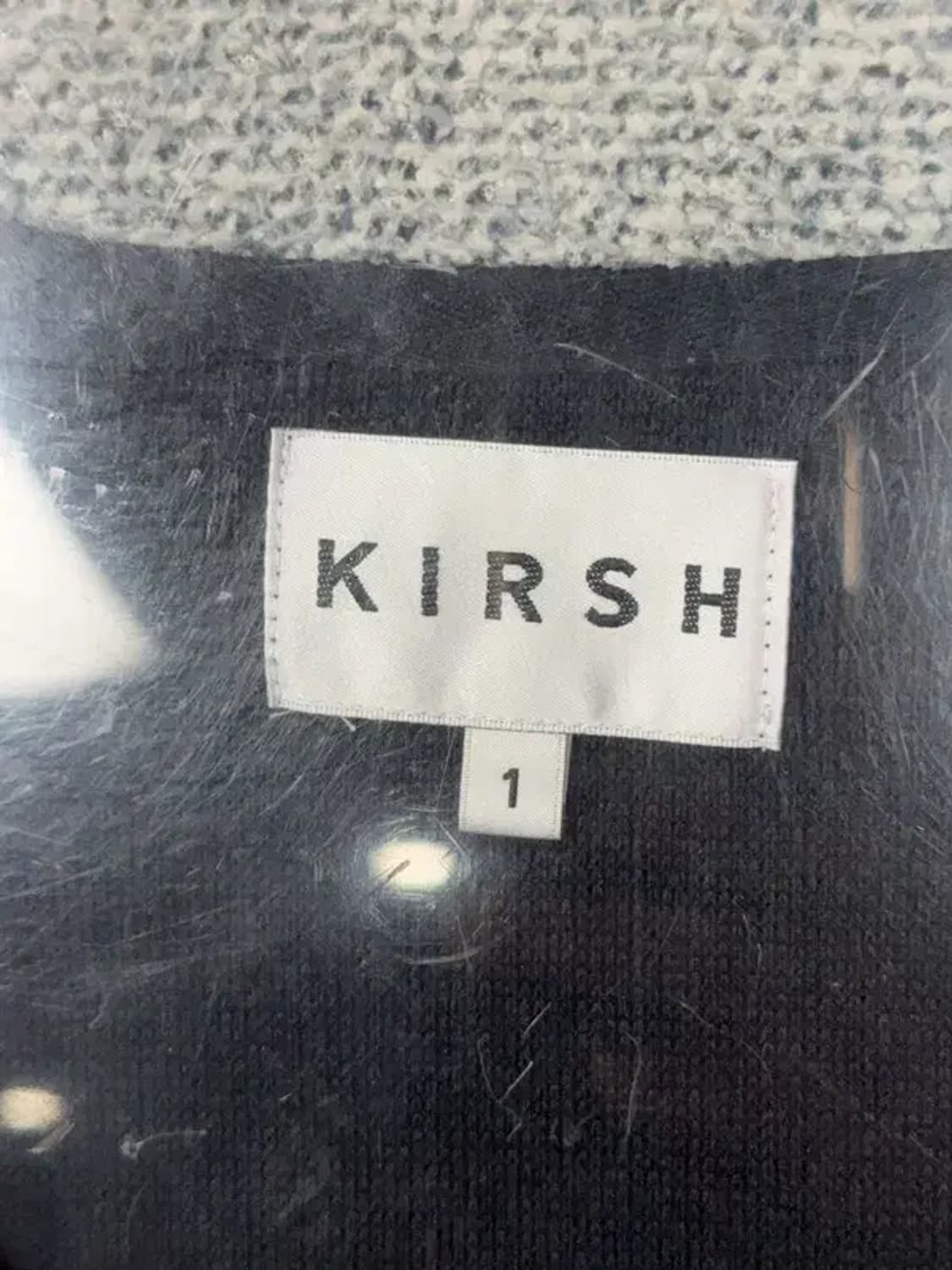 키르시 블랙 크롭 니트 집업 1 상품이미지6