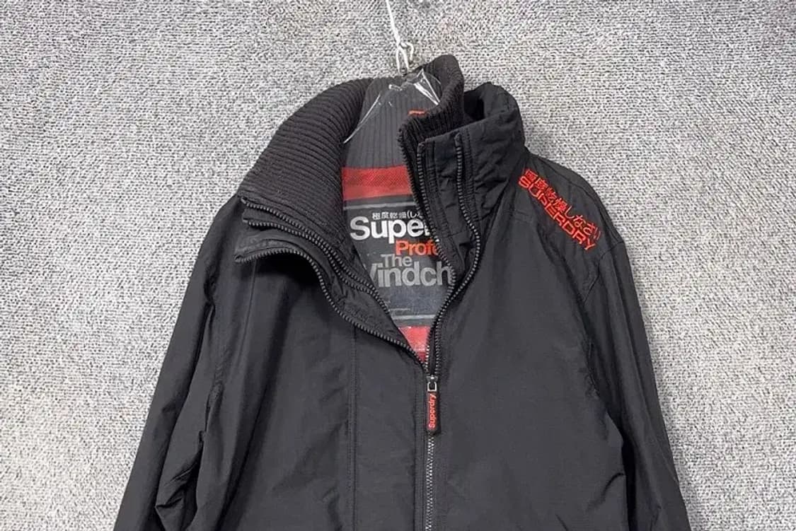 수퍼드라이 3-ZIP 빈티지 그레이 윈드자켓 S 상품이미지3