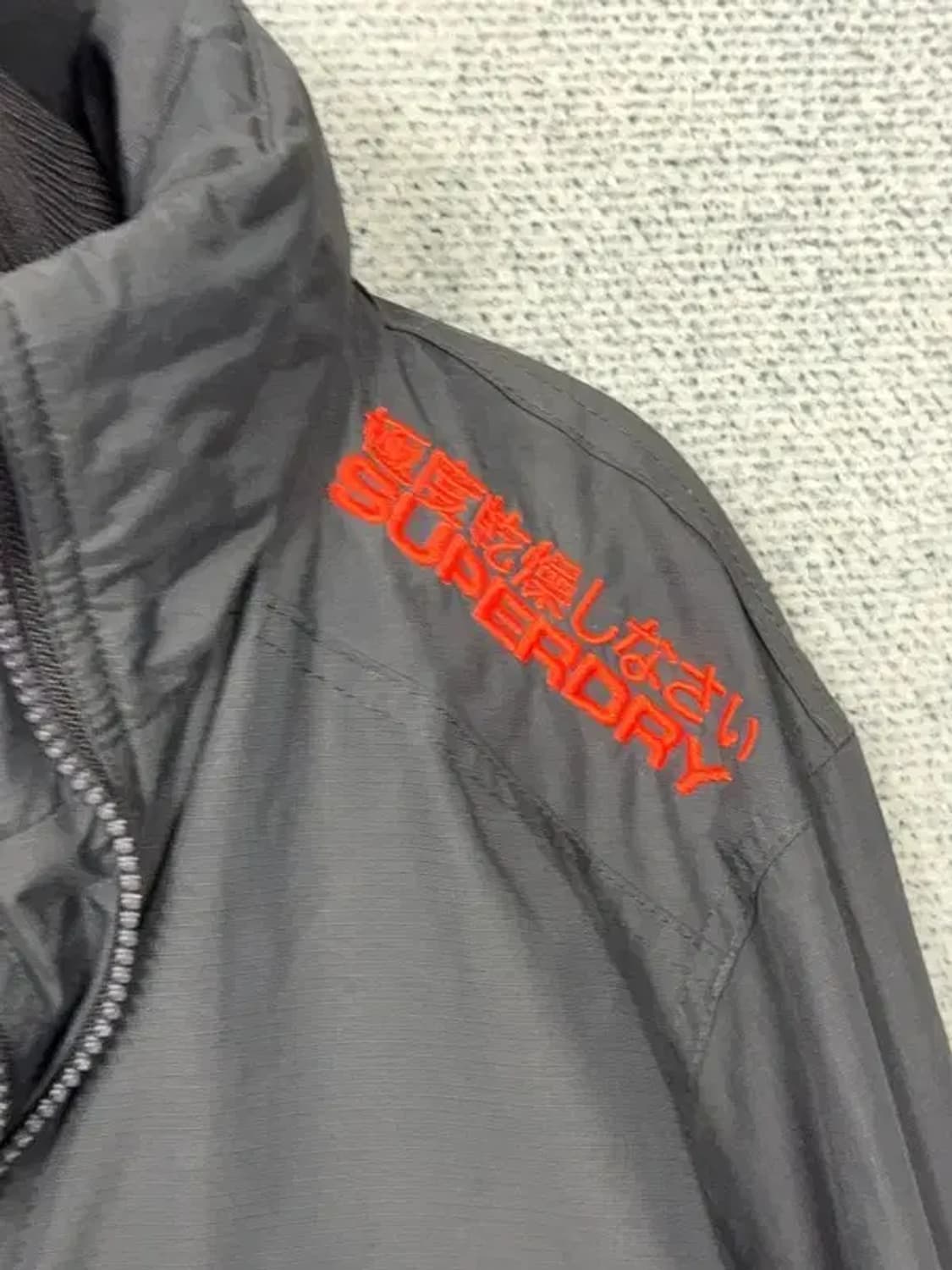 수퍼드라이 3-ZIP 빈티지 그레이 윈드자켓 S 상품이미지6