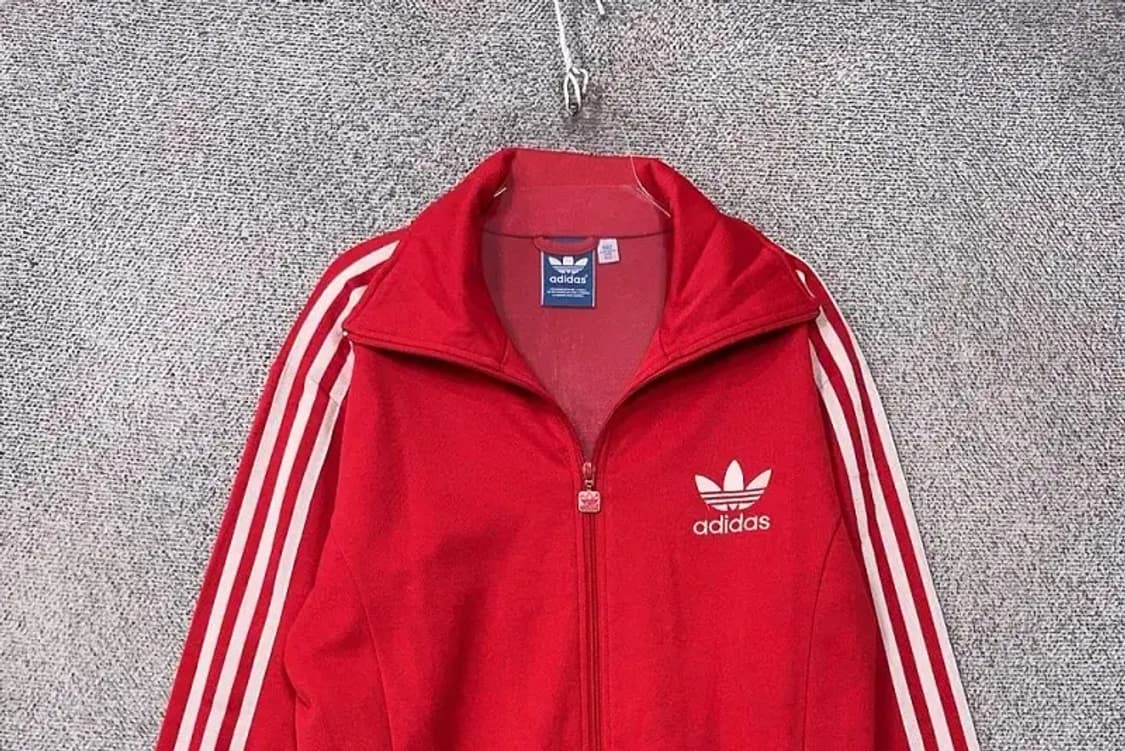 아디다스 빨흰 유로파 트랙탑 집업 저지 L 상품이미지3