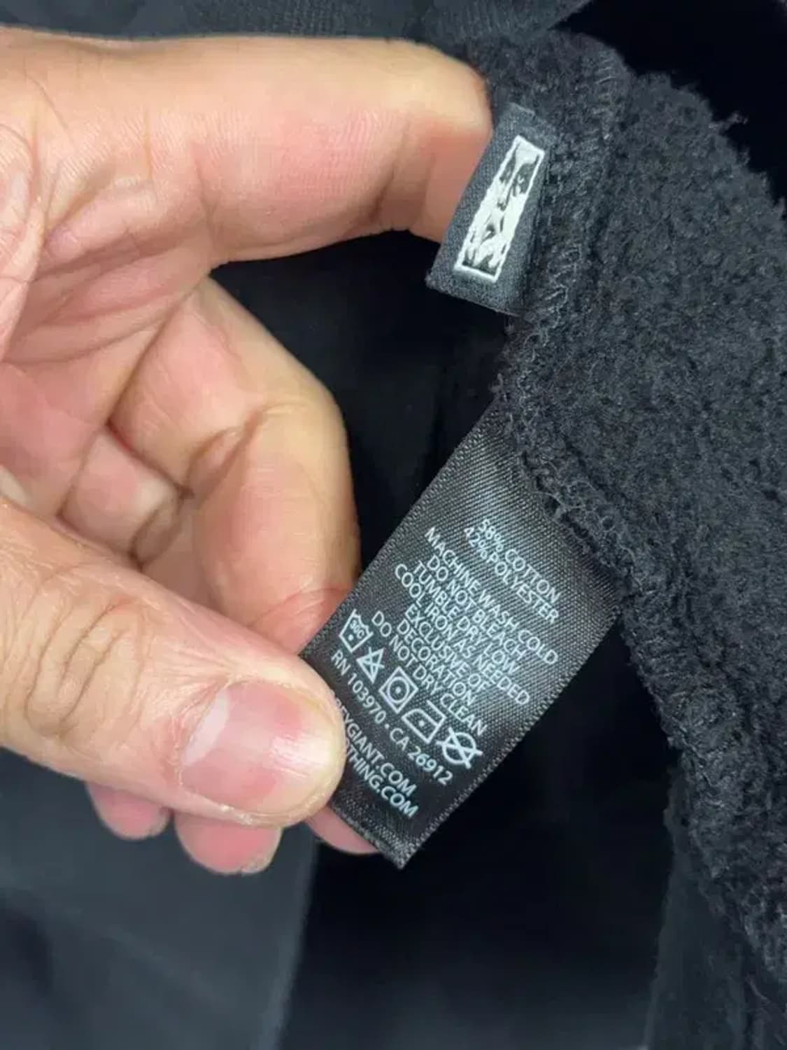 오베이 블랙 로고 프린팅 빈티지 후드티 XL 상품이미지9